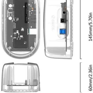 ORICO 2.5/3.5 INCH TRANSPARENT HDD HARD