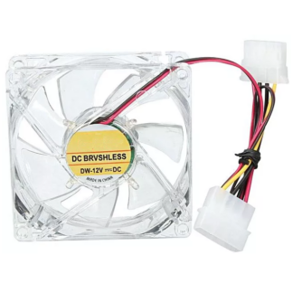 80MM BLUE FAN WITH 4 PIN MOLEX CONNECTOR