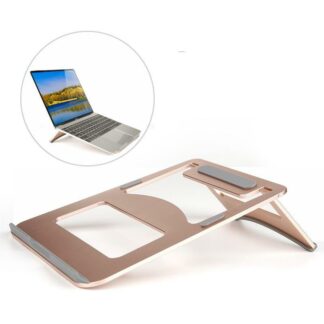 FOLDING LAPTOP/ NOTEBOOK STAND ROSEGOLD