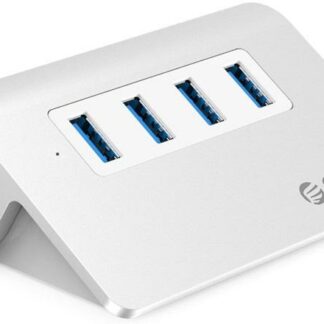 4 PORT USB 3.0 HUB SILVER