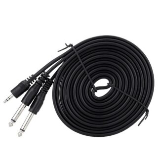 3.5MM MALE TO 2 X 6.5MM MALE 1.5M